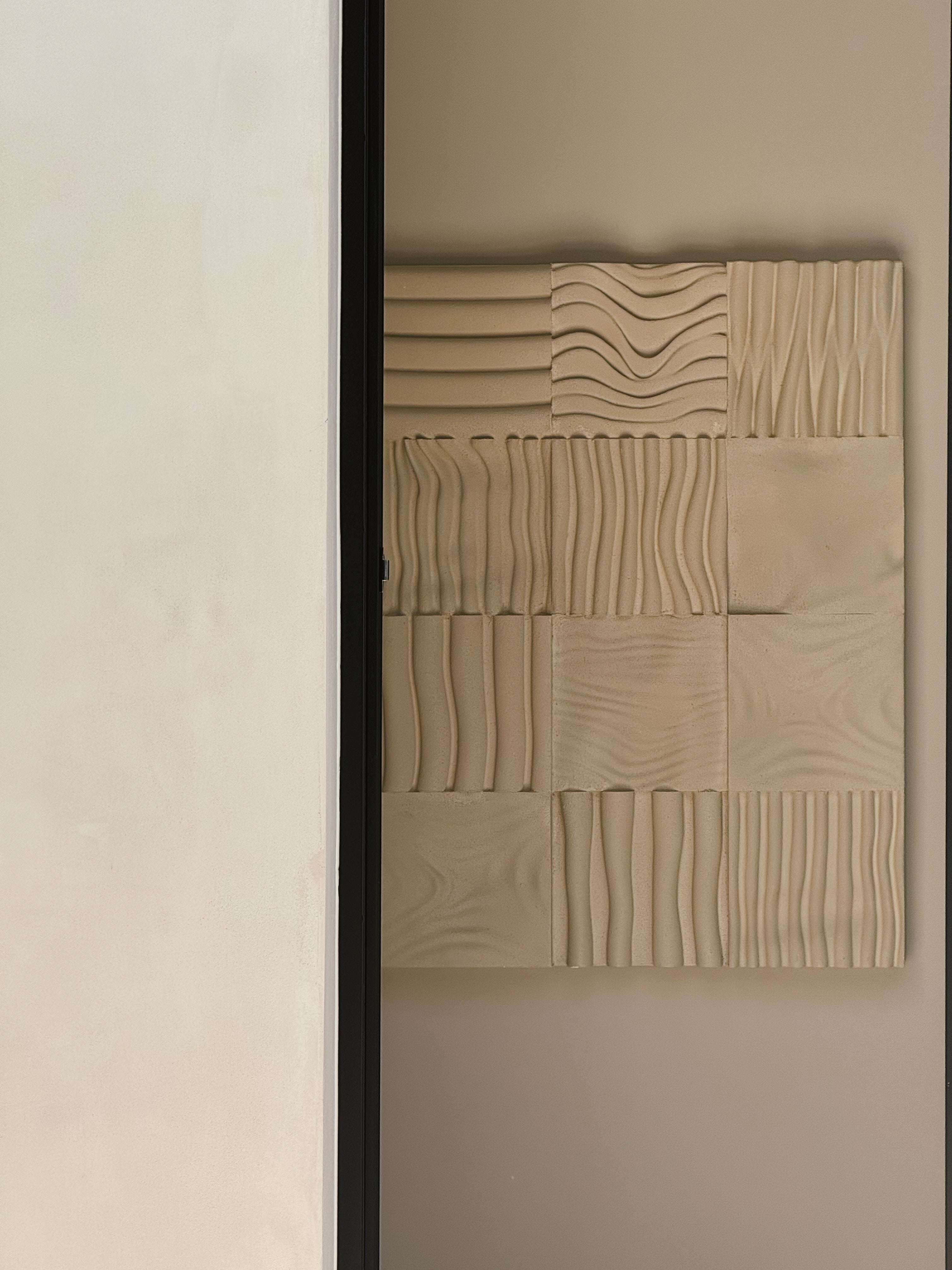 Geometric Relief Wall Art