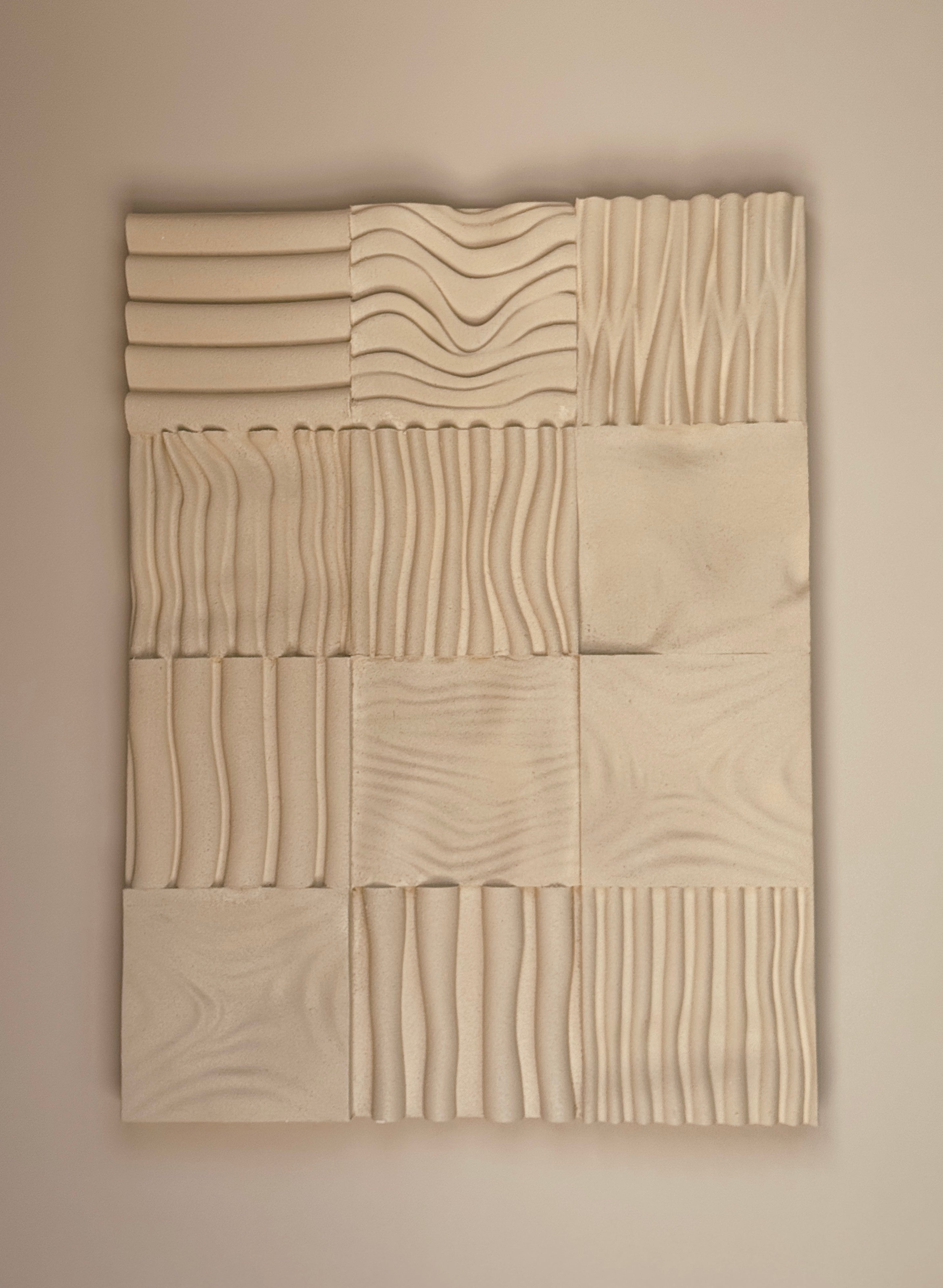 Geometric Relief Wall Art