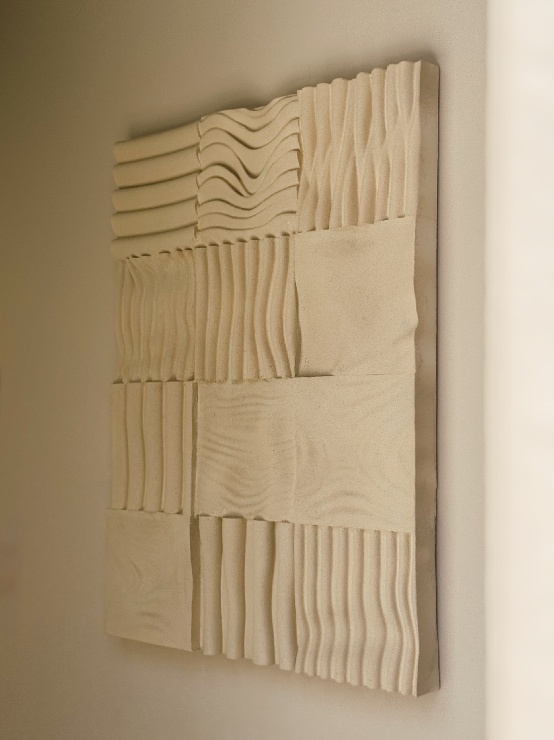 Geometric Relief Wall Art