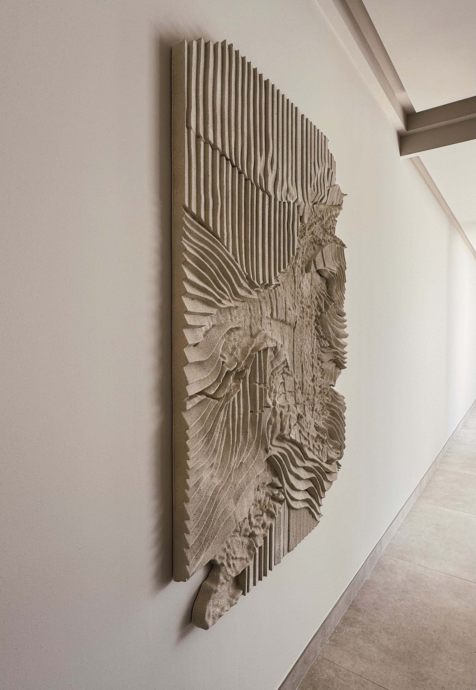 Grey Stone Wall Panel Decor